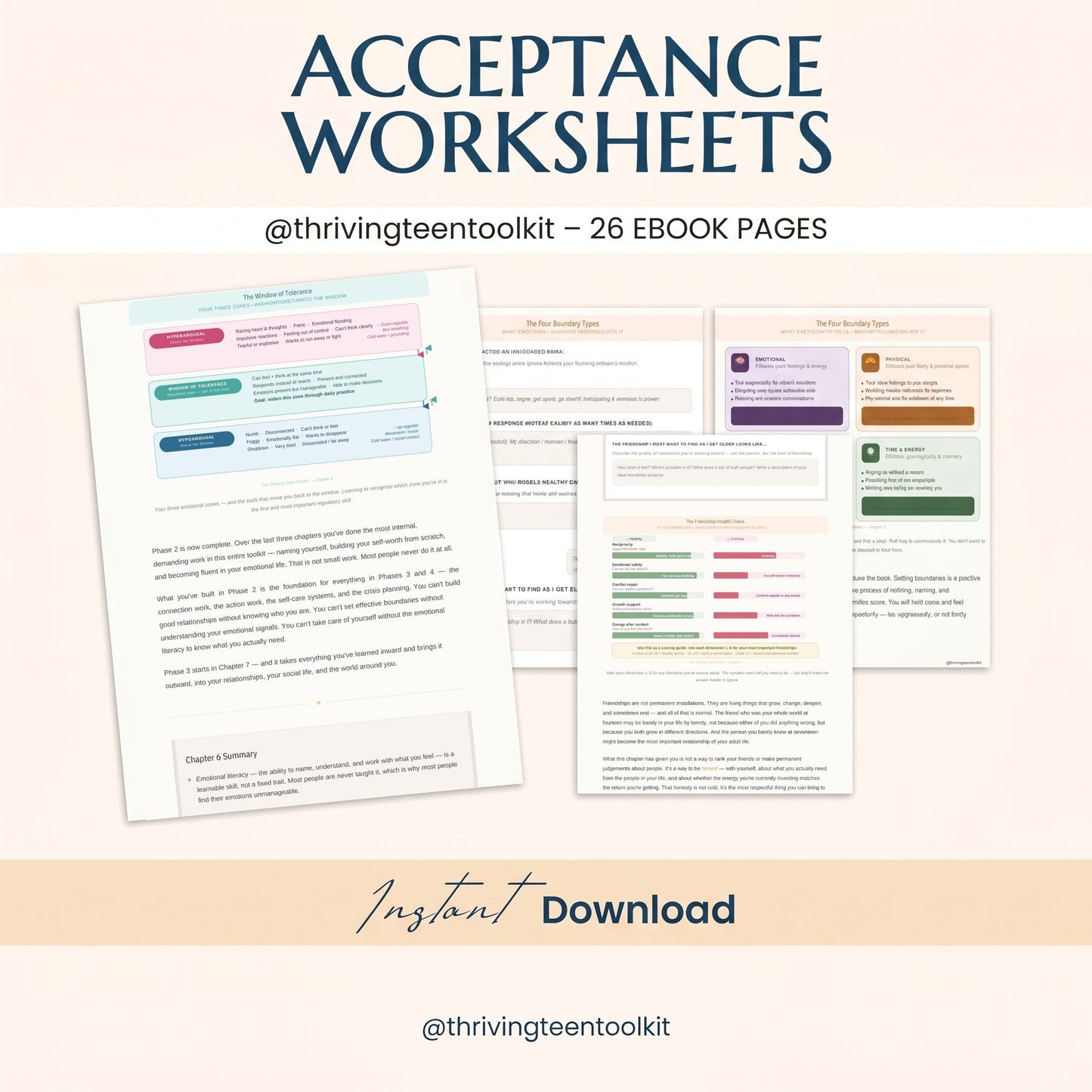 Thriving Teen Toolkit: From Overwhelmed to Unstoppable
